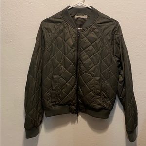 Vince olive bomber jacket
